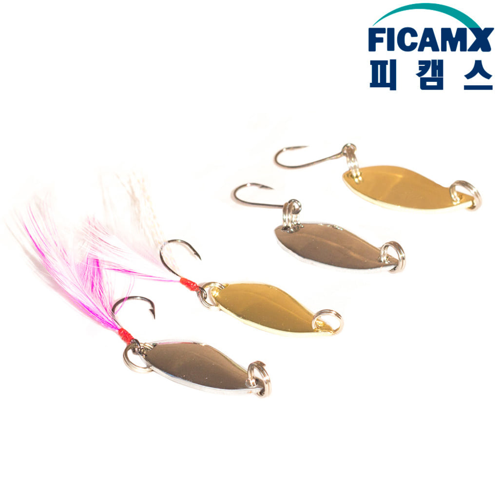 12종 마이크로 스푼 세트 송어스푼 루어낚시 쏘가리 꺽지스푼 - 상세 이미지 2