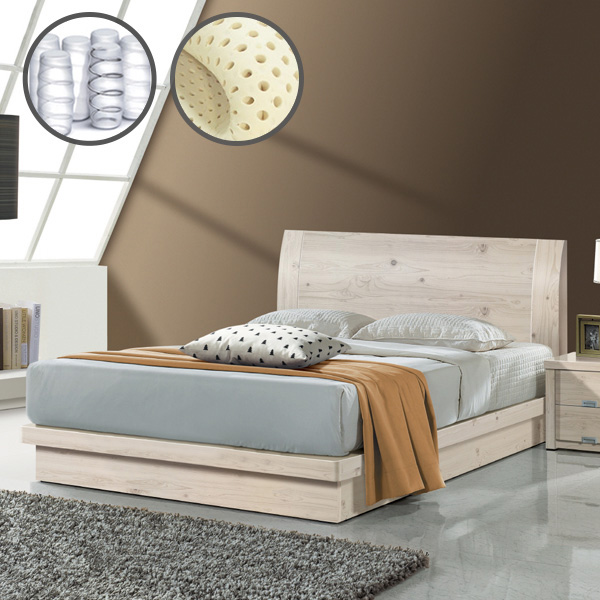 장인가구 네오 평상형 기본 부부 안방 퀸 침대 프레임 Q 라텍폼스독립