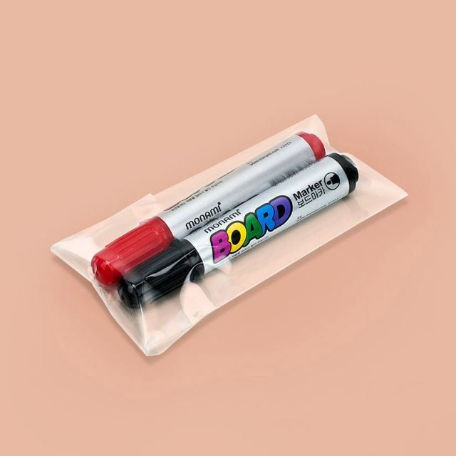 투명 opp 접착식 포장 비닐 봉투 12x25x4 cm 200매 - 상품 이미지