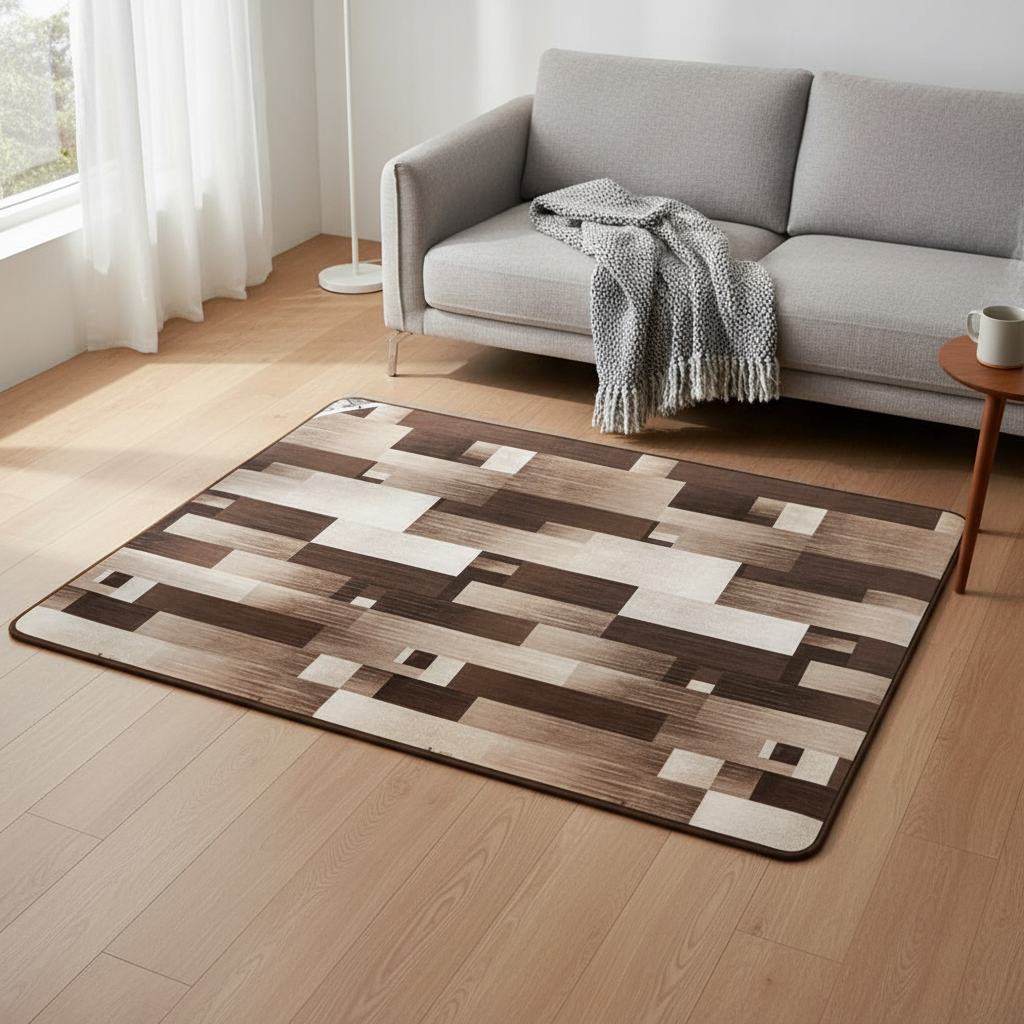 신일전기장판 탄소매트 EMF 전자파없는 아기 특대형 거실, 230x183, 브라운