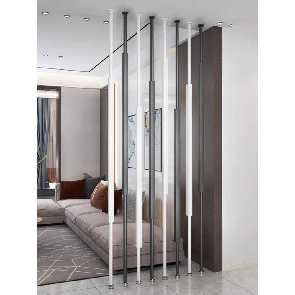 간살 기둥 파티션 공간 분리 인테리어 칸막이 구조물 골드  251-280cm (6개) - 상세 이미지 4