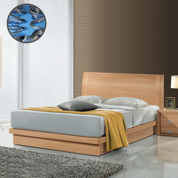 장인가구 네오 평상형 기본 부부 안방 퀸 침대 프레임 Q 컴포트본넬