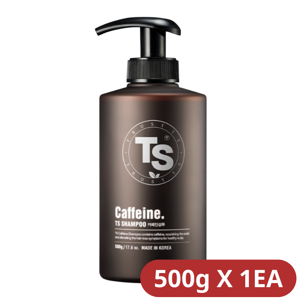 TS 카페인 샴푸 + 소분 파우치 500g, 1개 - 상세 이미지 4