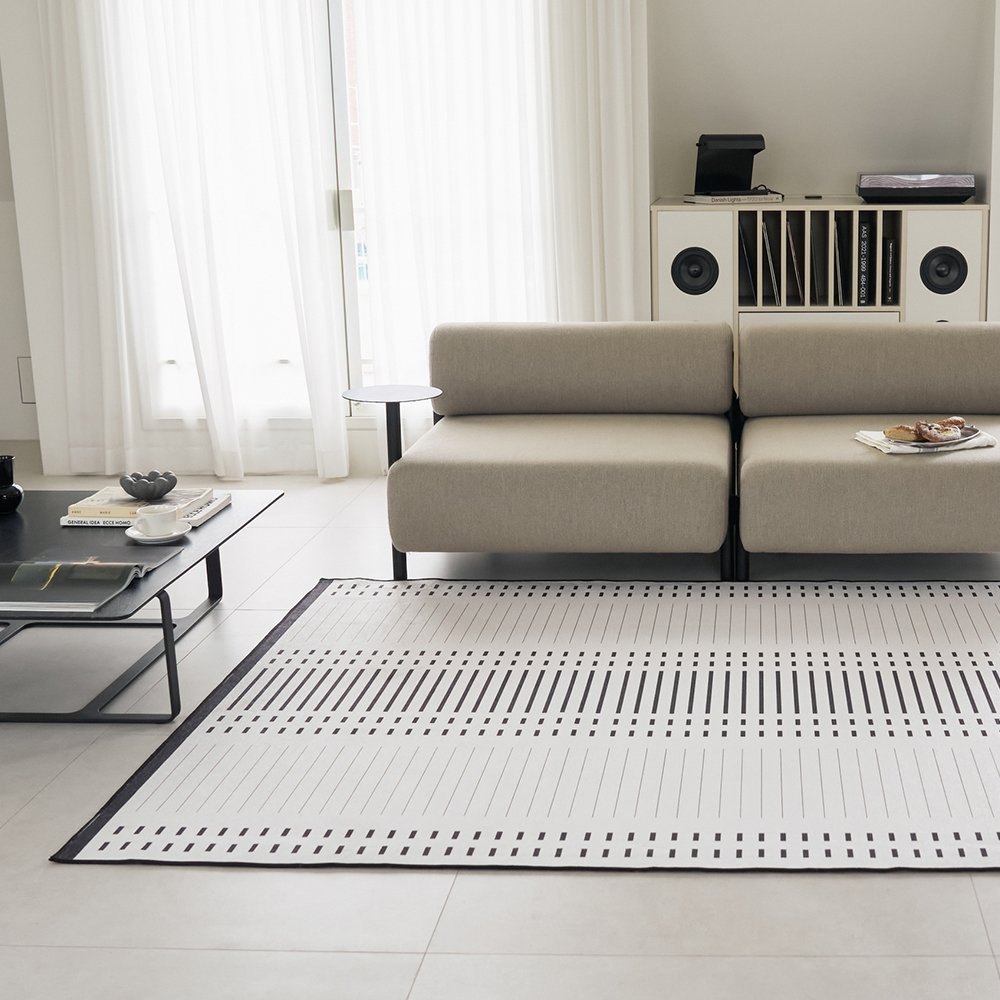 워셔블 거실 러그 물세탁 단모 사계절 먼지없는 카페트 150x200