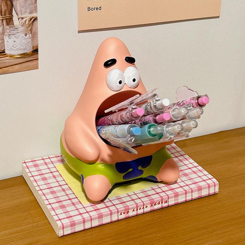 핸드 펜 홀더 수납함 칫솔 화장대 브 정리 선물용 미키 바지 들고 있음 이미지 6