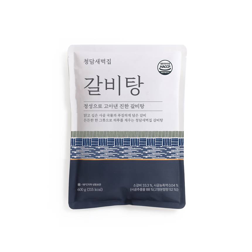 청담새벽집 깔끔하고 시원한 갈비탕 600g, 3개 - 상세 이미지 2