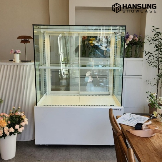 꽃집 2단 플라워쇼케이스 생화 꽃 진열 냉장쇼케이스 900 - 상품 이미지