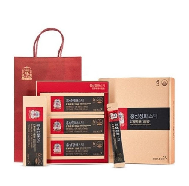정관장 홍삼 정화스틱 선물세트 10ml 30포 엑기스 쇼핑백포함 고급 선물용 - 상품 이미지