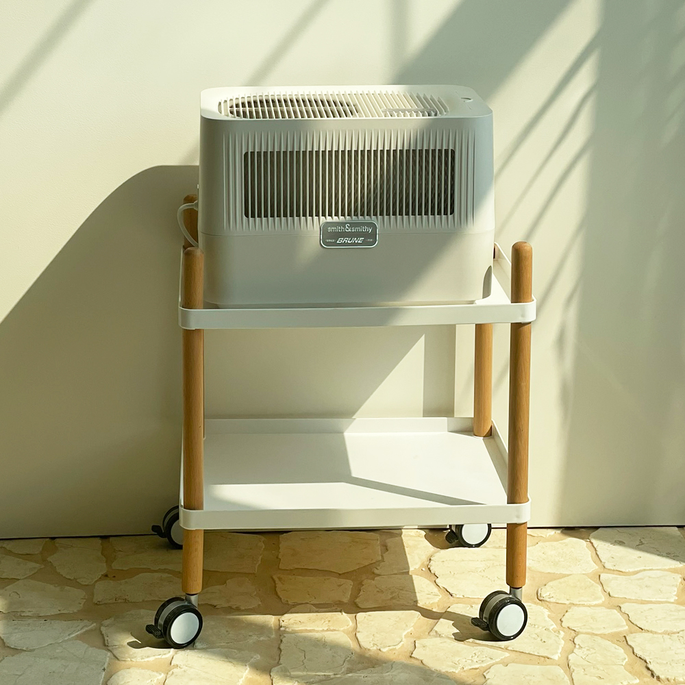 독일 브루네 BRUNE11 자연 기화식 가습기 11L 스미스앤스미시 아기 화이트트롤리 세트