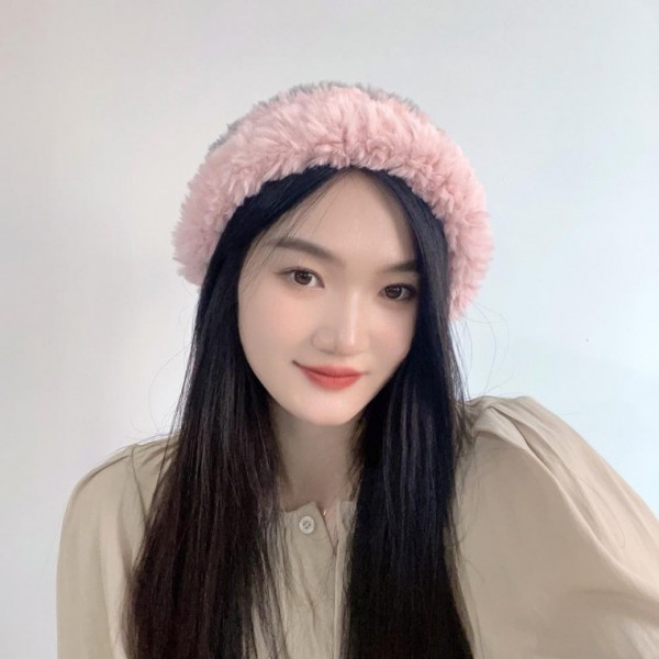 포근포근 방한겨울모자 비니 플리스 그레이 겨울모자 방한모자 겨울비니 털비니 후리스모자 털모 - 메인 이미지