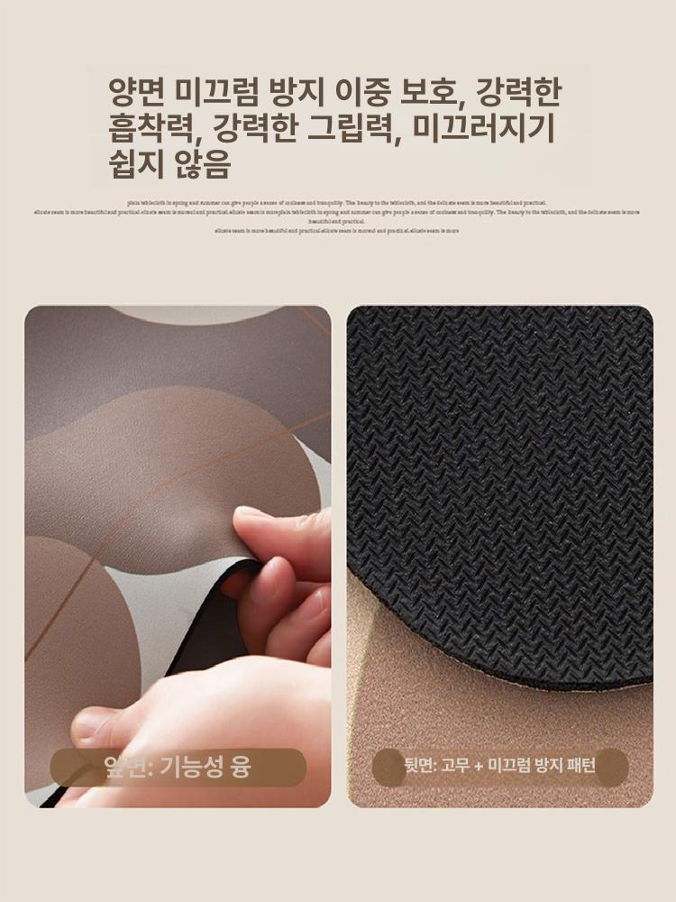 강흡수 실리카겔 욕실 미끄럼방지 매트 빠른건조 화장실 발 다크블루 A 45 x 70cm 이미지 6