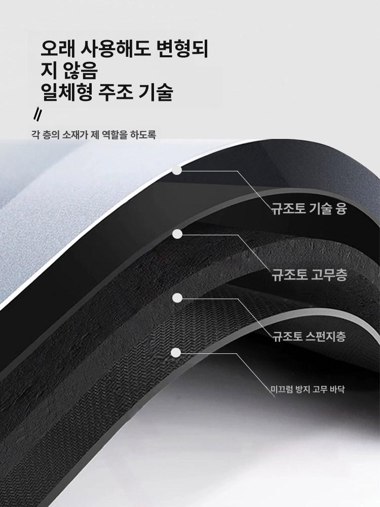 고급 방수 방진 덮개 세탁기 냉장고 커버 보호 매트 잉크화이트베어 주방 30 x 50