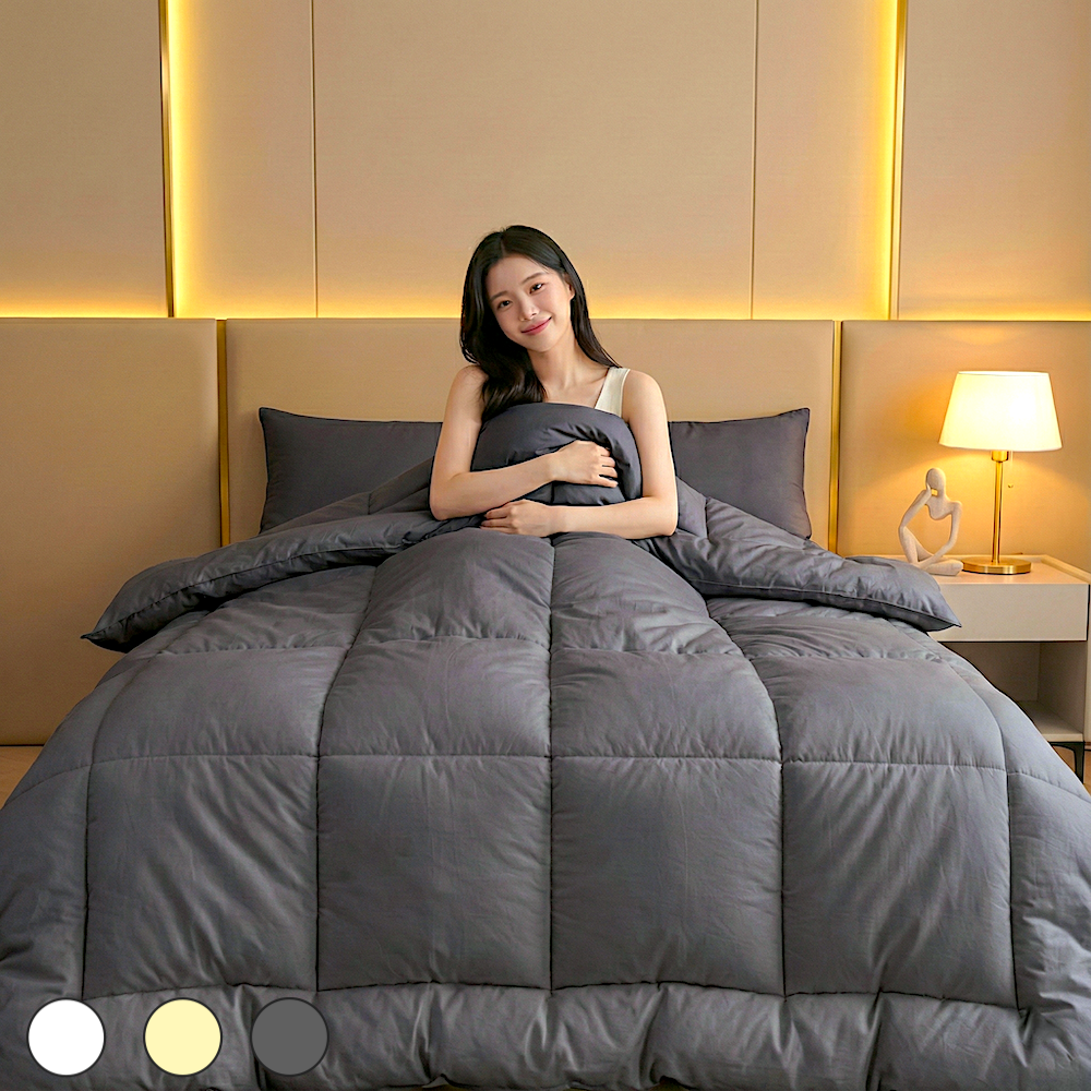 호텔 순면 60수 차렵이불 사계절 간절기 봄 이불 구름 먼지없는 침구 SS