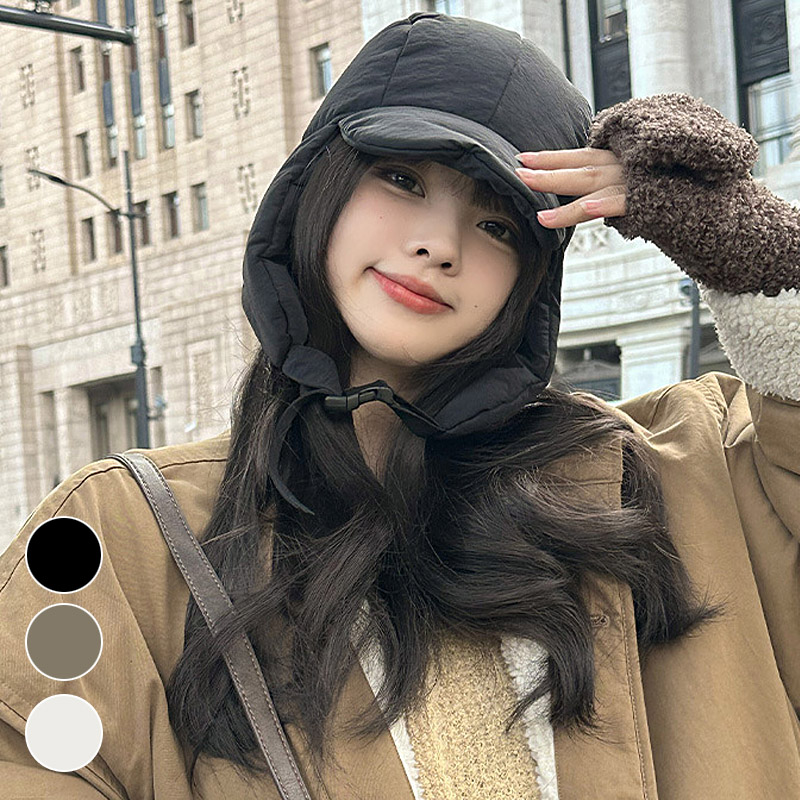 ELM-173 귀달이 캡 패딩 스카프고리링 스카프홀더 스카프링 여성스카프링 스카프고리 - 상품 이미지