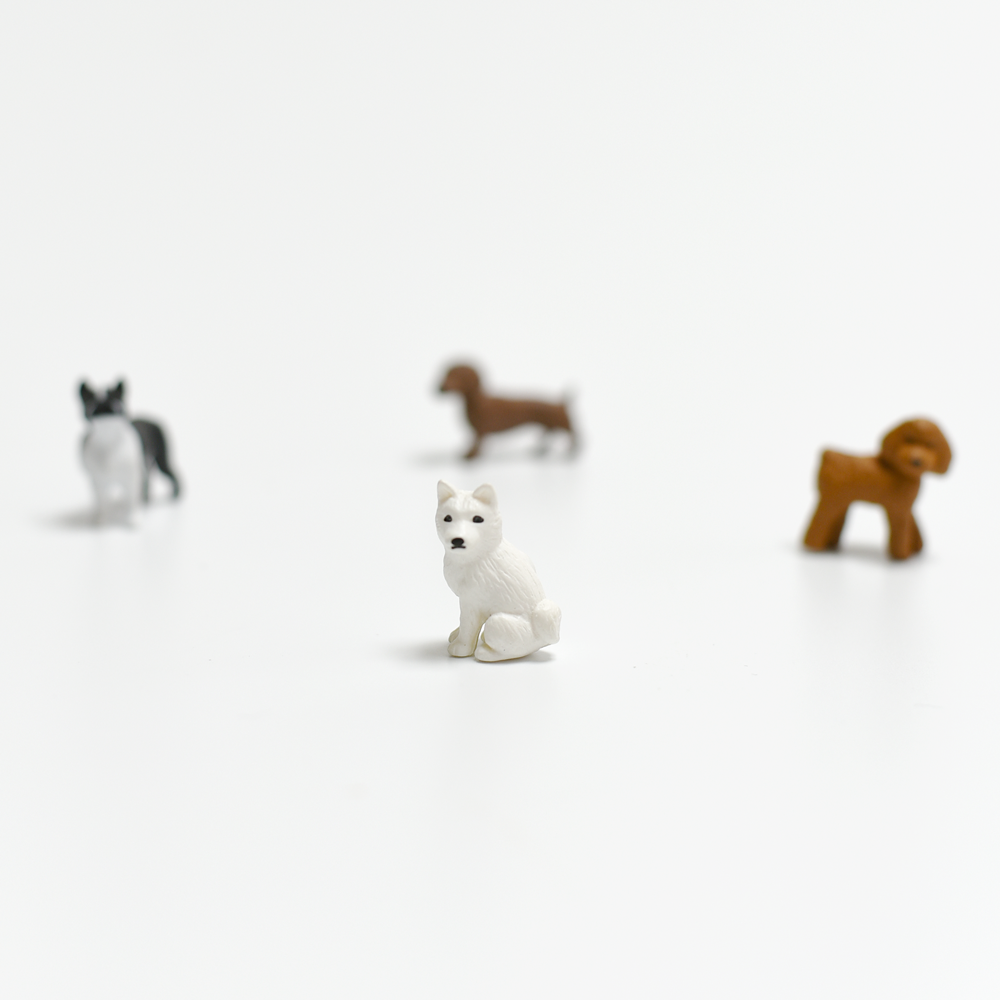 일본 미도리 강아지 Dog 4종 냉장고자석 미니어쳐 마그넷 - 상세 이미지 2