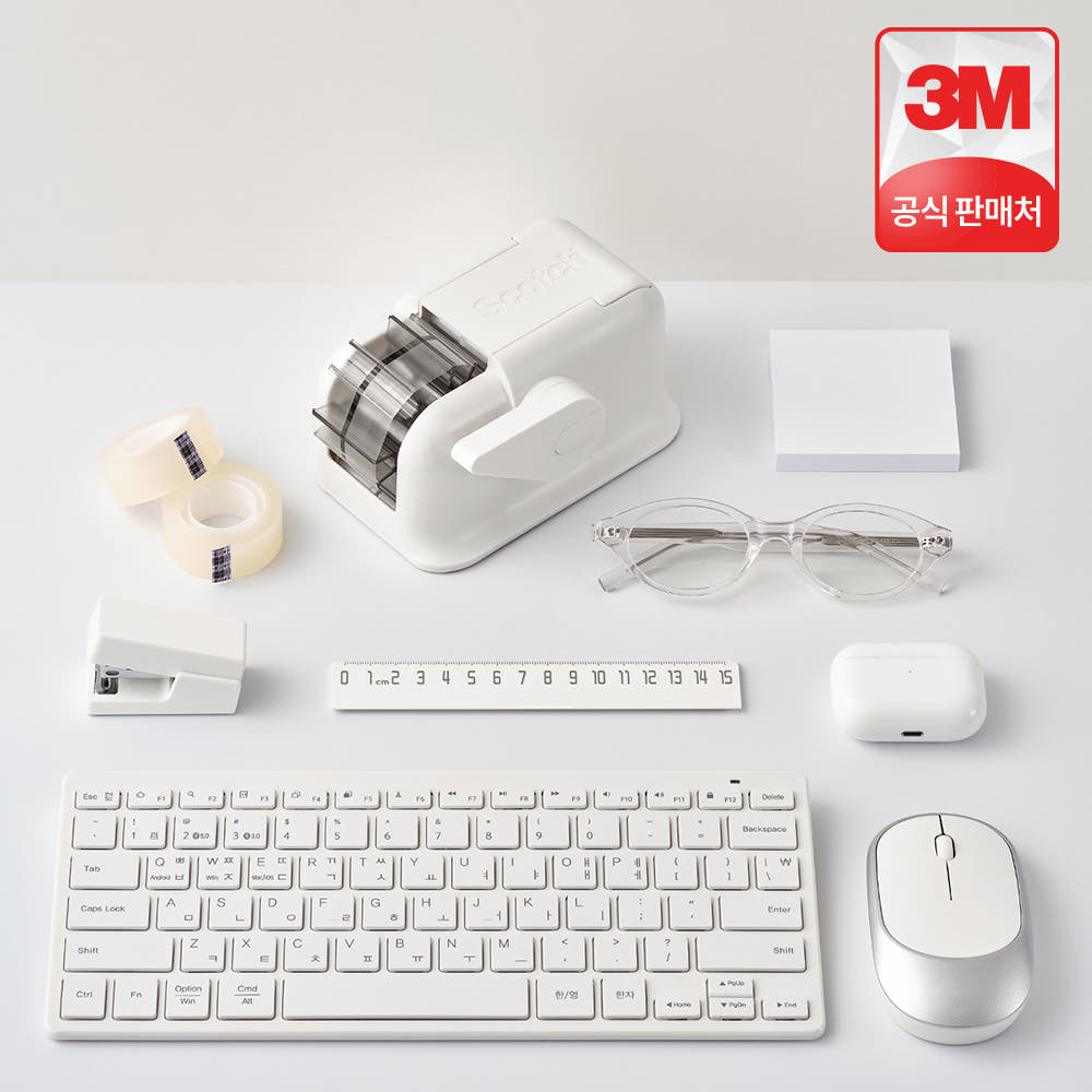 3M본사직영몰 3M 스카치 컴팩트 원터치 디스펜서 + 매직 리필 2롤