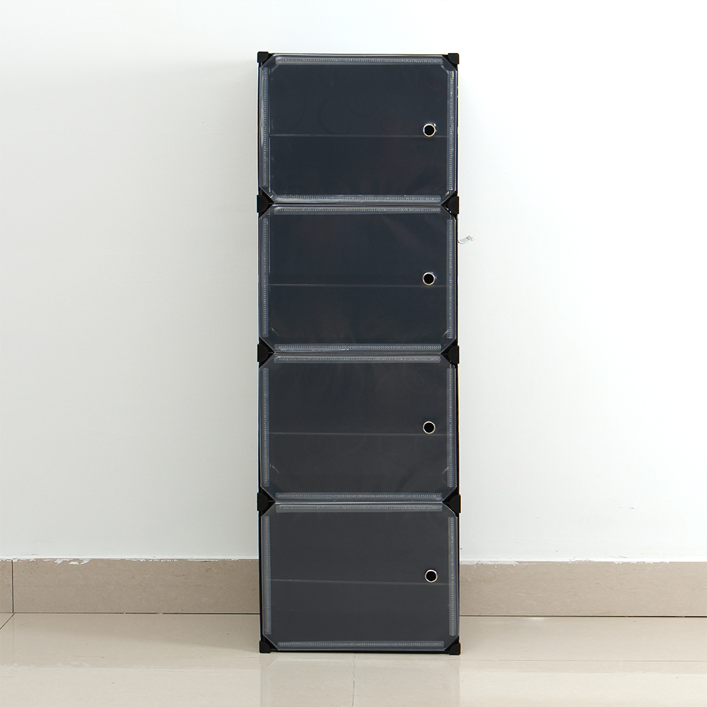 스톰 투명 도어형 현관 신발장 (8단) (40x127cm) - 상세 이미지 2