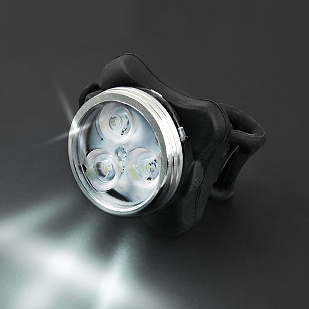 Coms USB 충전 LED 자전거 안전 점멸기 흰색 Light - 상품 이미지