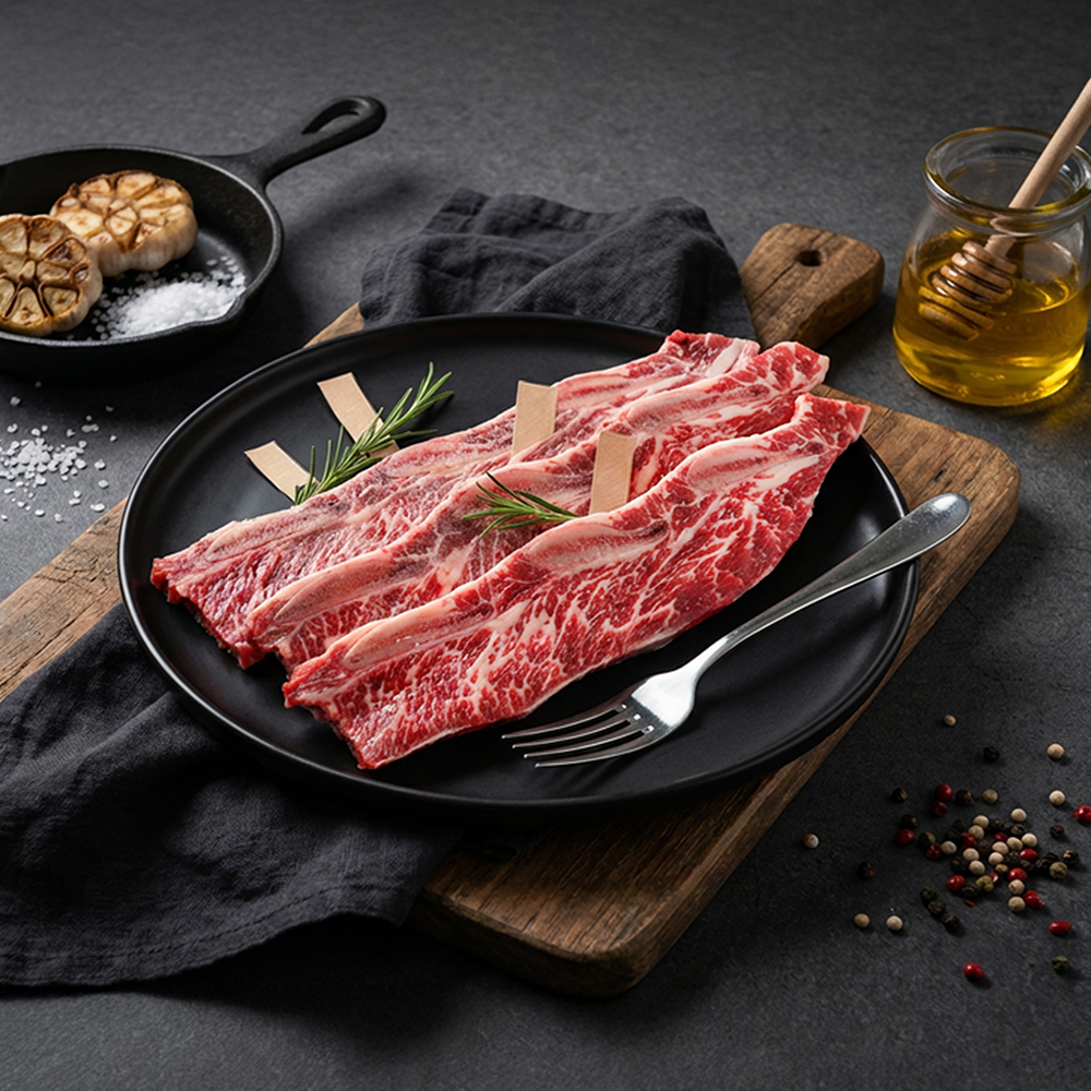 설렘한입 초이스 등급 LA갈비 2kg 선물세트 설 설날 명절 꽃갈비 일반포장 이미지 2