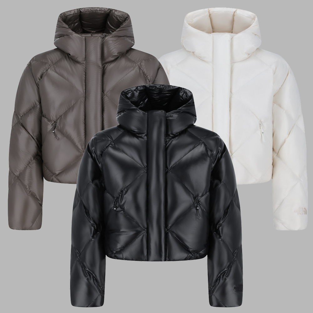 노스페이스 여성 숏패딩 다이아몬드 다운 자켓 NJ1DR92J NJ1DR92