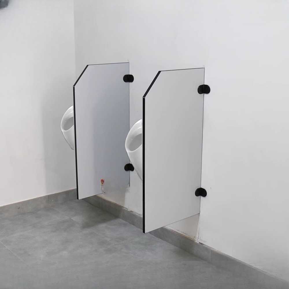 화장실 소변기 칸막이 위생 공간 프라이버시 패널 80x120cm 알루미늄 - 상세 이미지 2