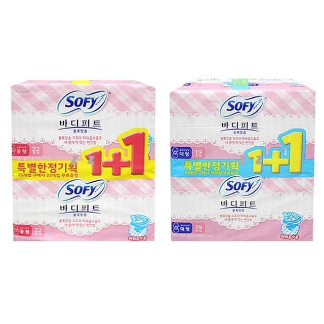 IS 쏘피 바디피트 볼록맞춤 중형 대형 1플러스1 - 상품 이미지