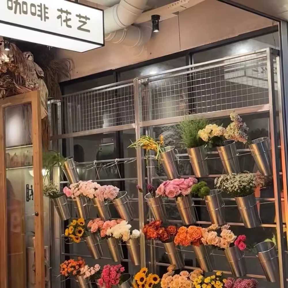 꽃진열대 선반 계단식 베란다 정리대 꽃집 화분 매대 선반 - 상세 이미지 4