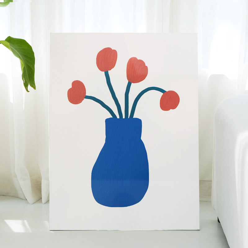 e스마트 하이그로시 아티스트 좌식 액자테이블 접이식테이블 나무와곰s