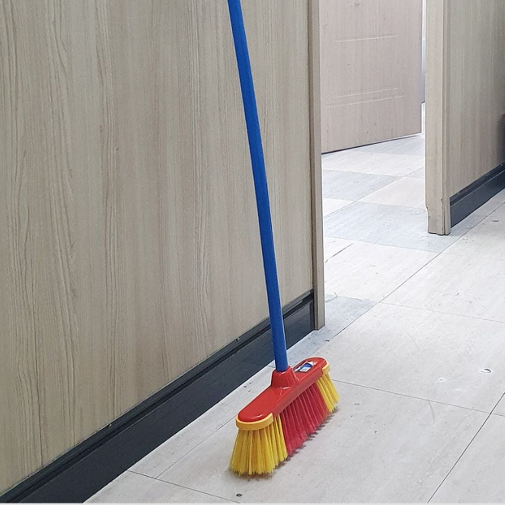 야외 바닥 길거리 청소용 긴빗자루 롱빗자루 빗자루 - 상품 이미지