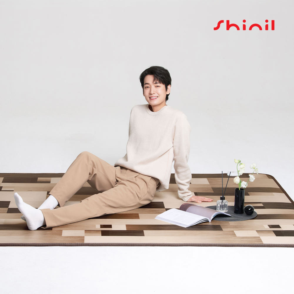 신일전기장판 탄소매트 EMF 전자파없는 아기 특대형 거실, 230x183, 브라운