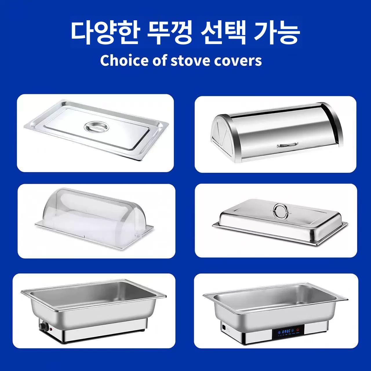 업소용 중탕기 식품 워머기 전기 보온기 뷔페 식당 국물 보온기 - 상세 이미지 3