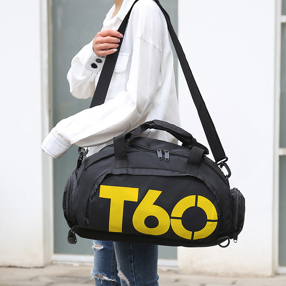 스포츠가방 T60 스포츠 더플백(블랙옐로우) 3way 더플백 - 상세 이미지 2