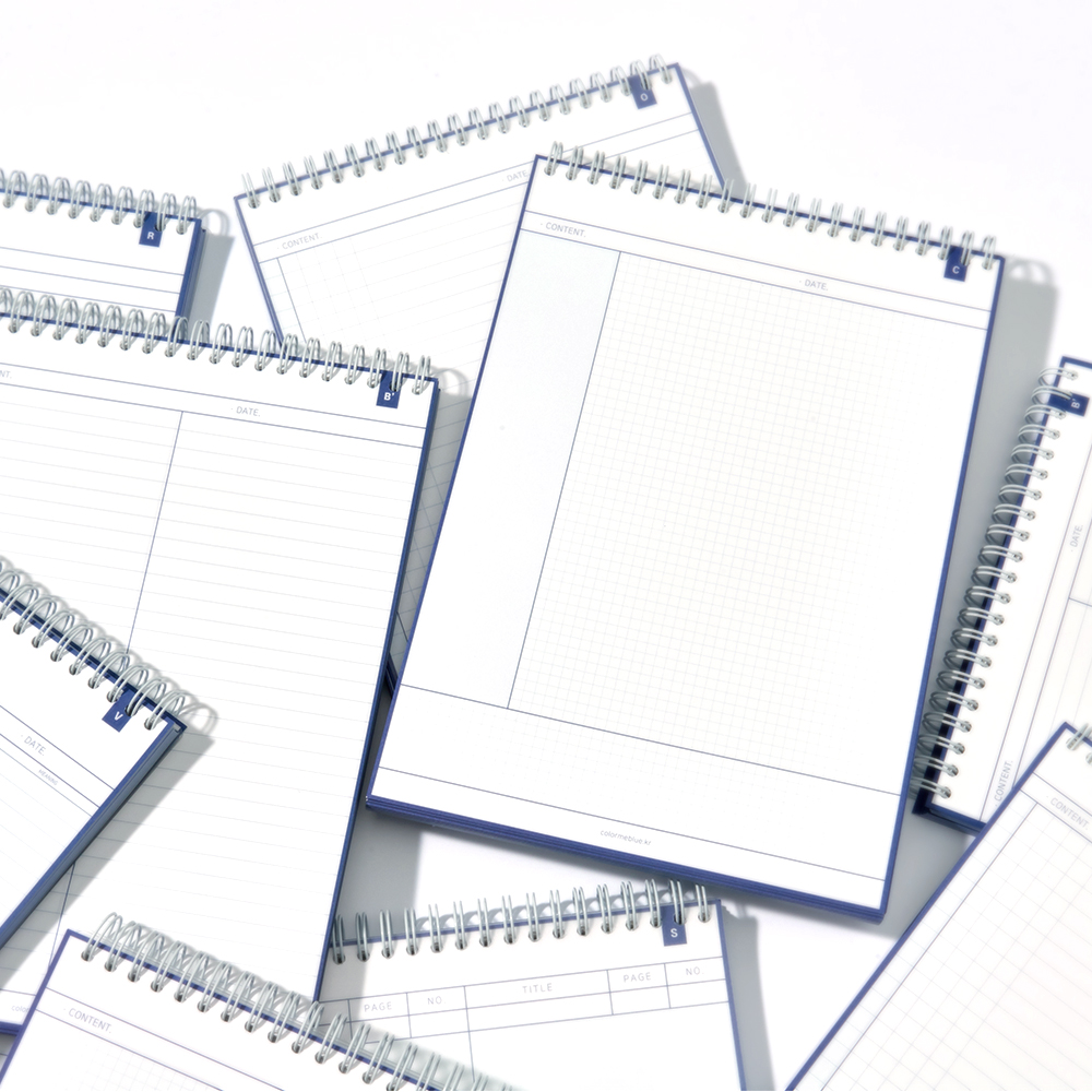 컬러미블루 수학 오답 3분할 링 노트 시그니처 10종 복습 코넬 모눈 개념정리 고등학생 제품 이미지