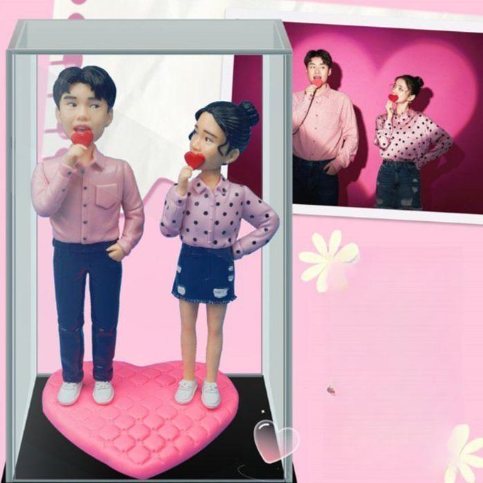 점토 인형 제작 캐리커쳐 클레이 맞춤제작 미니어처 미니어쳐 피규어 결혼 집들이 연인 선물 - 상품 이미지
