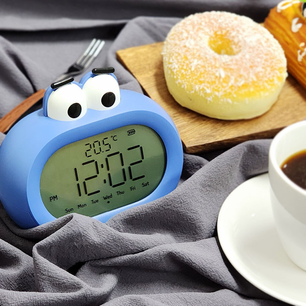 탁상시계 큰 입 알람 시계 전자시계