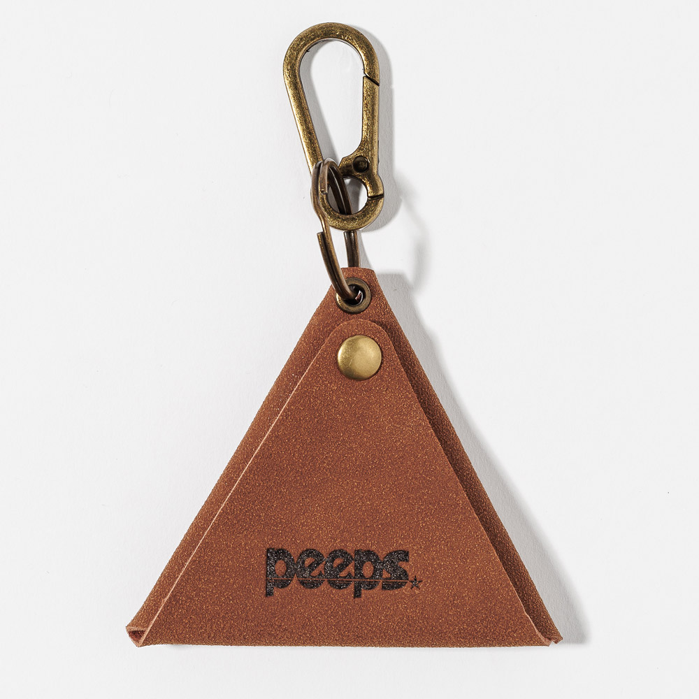 핍스 Triangle Pendant Pocket(Black /Brown /Grey) 키링 - 상품 이미지
