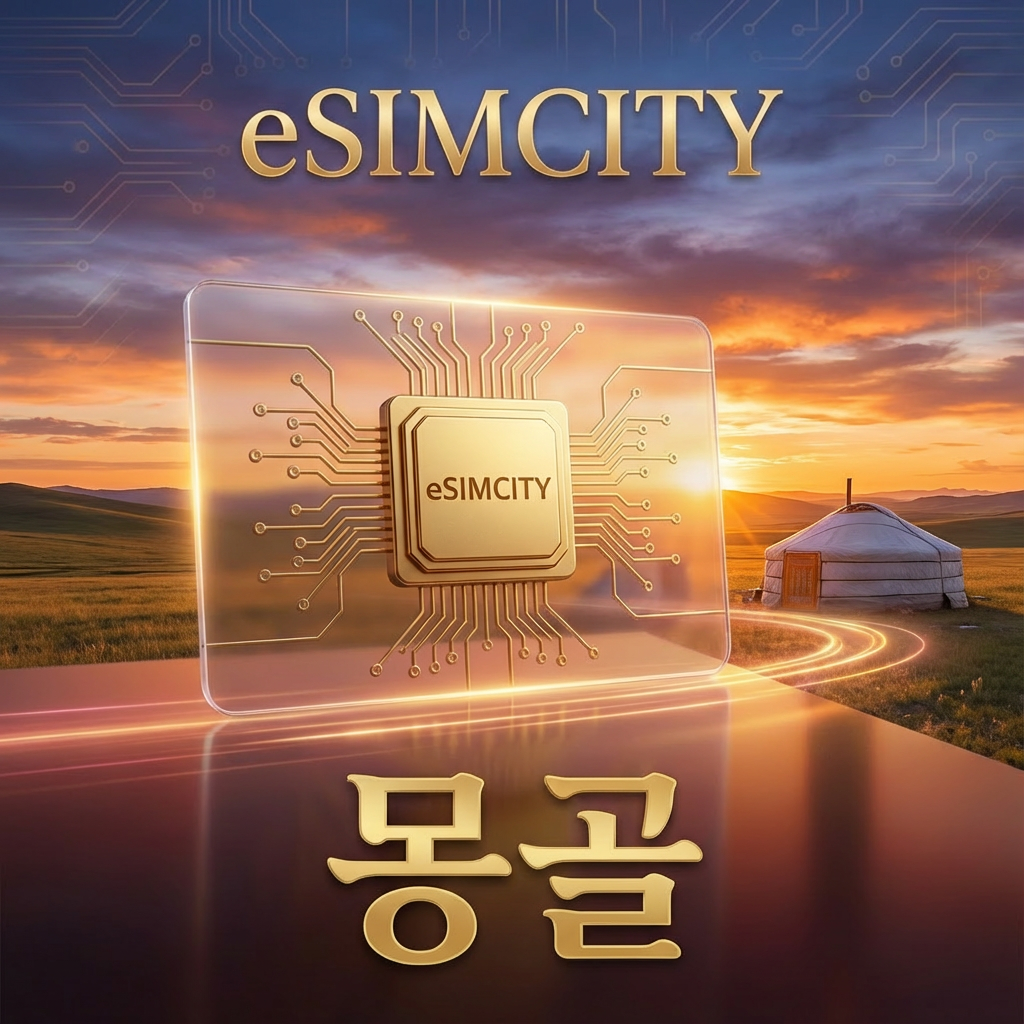 [즉시발송] 몽골 이심 eSIM 3일 5일 7일 10일 무제한 500MG 1GB 2GB 3GB 5GB e심 몽골전체 울란바토르 고비사막 구매후 즉시발송 - 상품 이미지