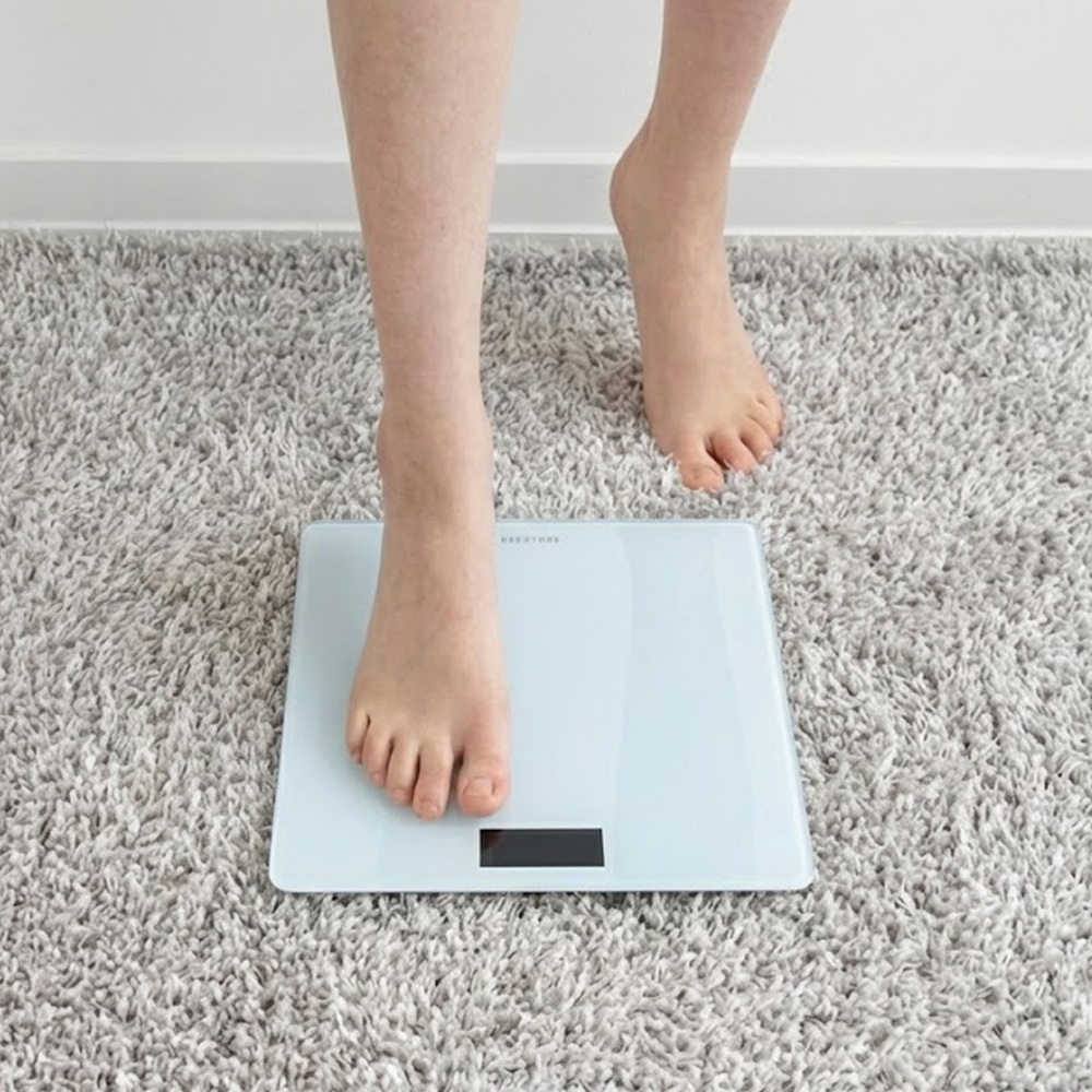 몸무게 측정기 일반 정확한 체중계 임산부 전자저울 화이트