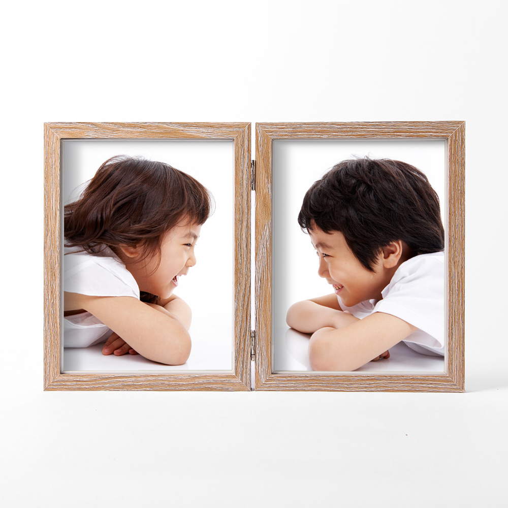 사진액자 포토프레임 접이식 2단 액자(6x8) 스토리액자 6x8액자 - 상세 이미지 2