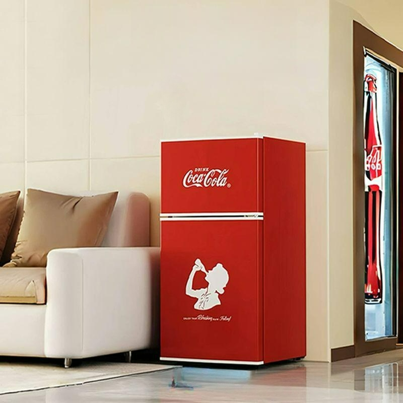 예쁜미니냉장고 소형 원룸 기숙사 사무실 냉장고 숙소 냉장 냉동 690mm 레드 미포함 38C 2등급