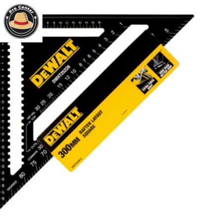 ProOEM 김프로센터 디월트 프리미엄 삼각자 300mm 골조용 각도계 측정자 직각자 목공용품 수직자