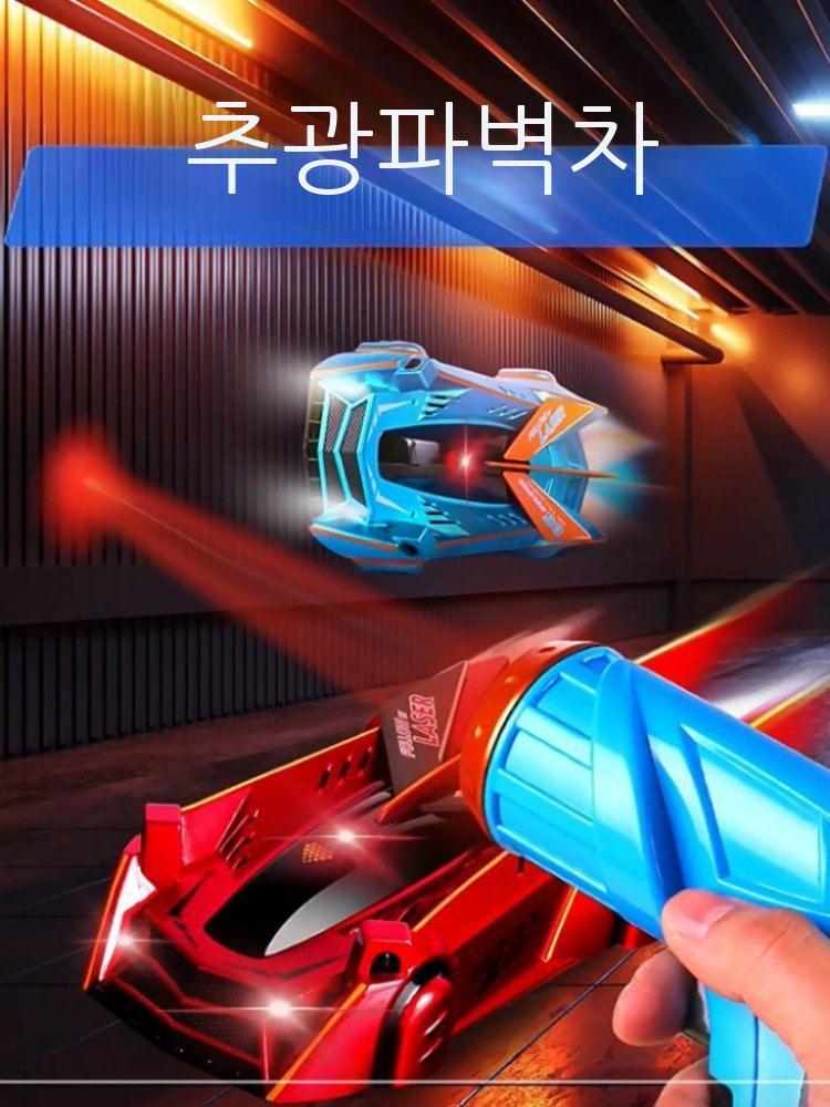 벽타는자동차 등반 벽 RC카 흡착주행 클리이밍 rc카 led 장난감 레이저 제어 조정 천장 - 상세 이미지 2