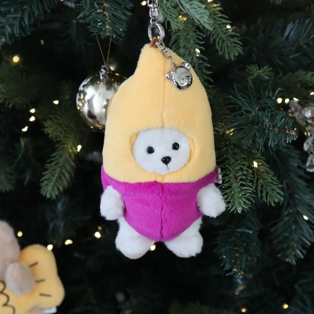 테디테일즈 레나베어 크리스마스 키링 XS 크리스마스 망토 곰 돌이 애착 인형