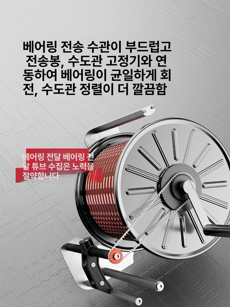 이동식 20m 호스 릴 세트 고압 세차용 물호스 원예 급수 G1 15m 고압 물총 수동휴대용 - 상세 이미지 3