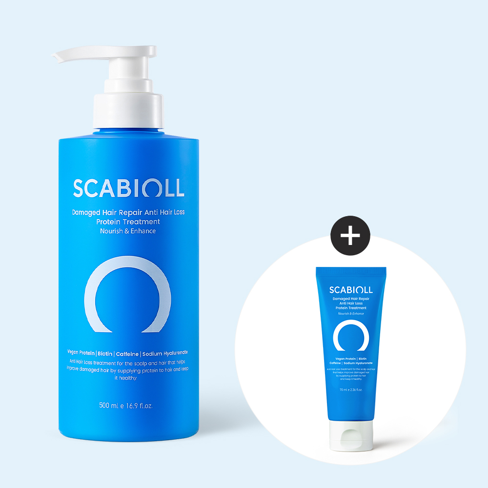 스카비올 탈모증상완화 단백질 트리트먼트 500ml (+사은품 단백질트리트먼트 70ml)