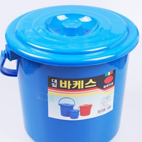손잡이 다용도 바스켓 정리 플라스틱 바스켓 물통 - 상품 이미지