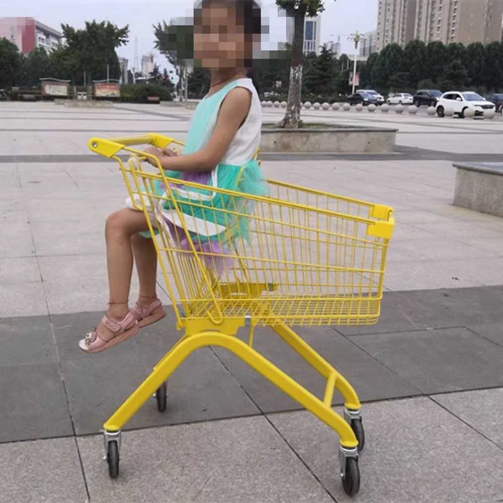 마트카트 2단 핸드카트 무음 철제 구루마 시장 대형 - 상세 이미지 3