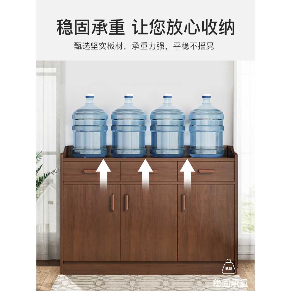 주방 원목 수납장 테이블 탕비실 다용도 찻장 카페장 600 - 상세 이미지 4