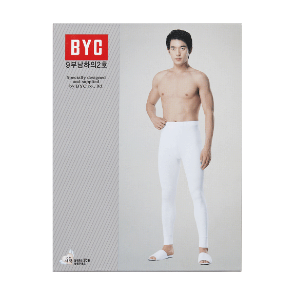 비와이씨 60수 순면100 내의 남성 하의 1매입 byi6901 - 메인 이미지