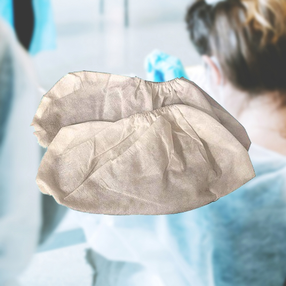 도장 식품가공 정비 보수 작업시 작업보호용 일회용 부직포 덧신 50개 안전용품 - 상품 이미지
